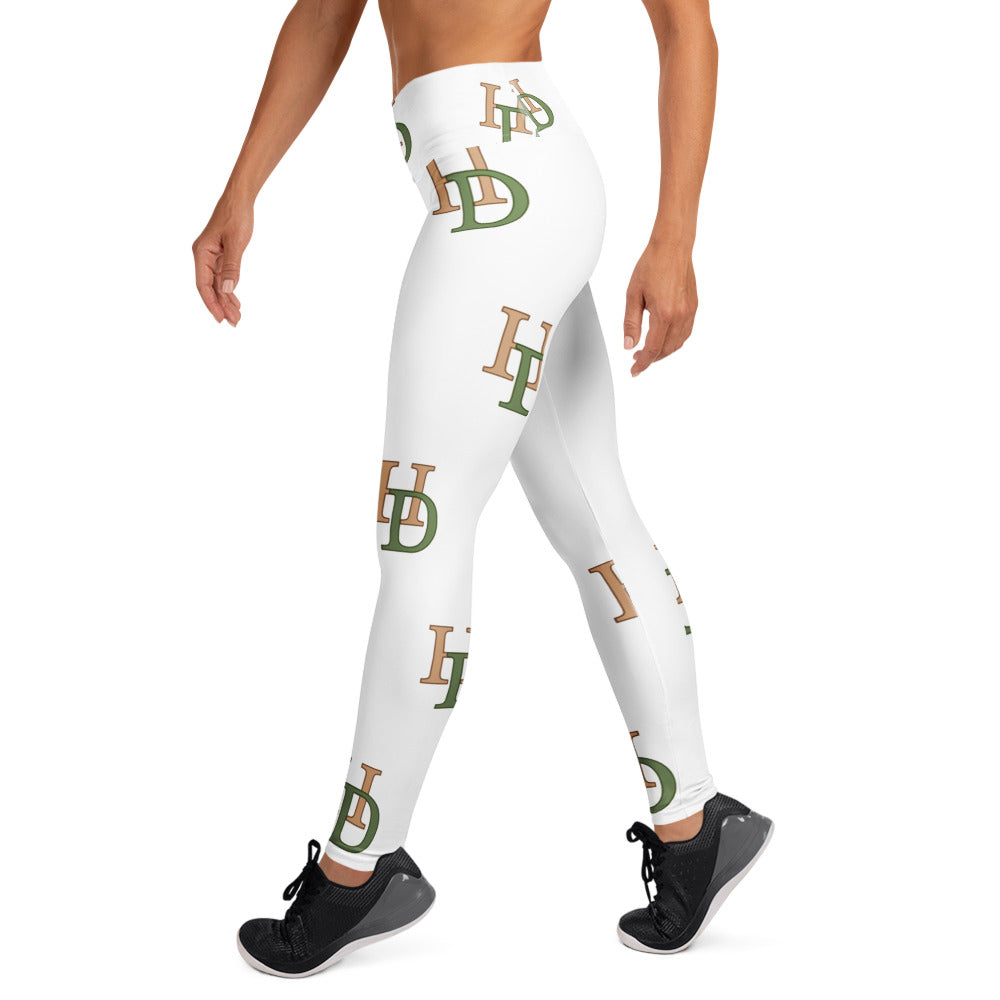 HempDash HempDash “ACTIVE” Yoga Leggings back view - hemp wellness apparel