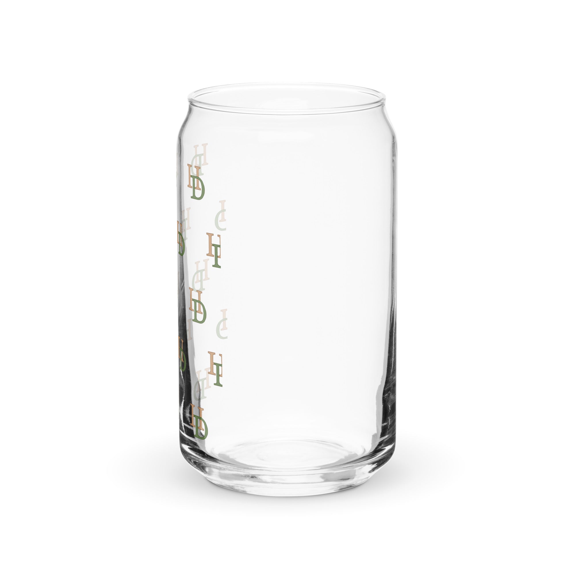 HempDash HempDash “TRANSPARENT” Can-shaped glass detail - premium eco-friendly sustainable drinkware from Texas