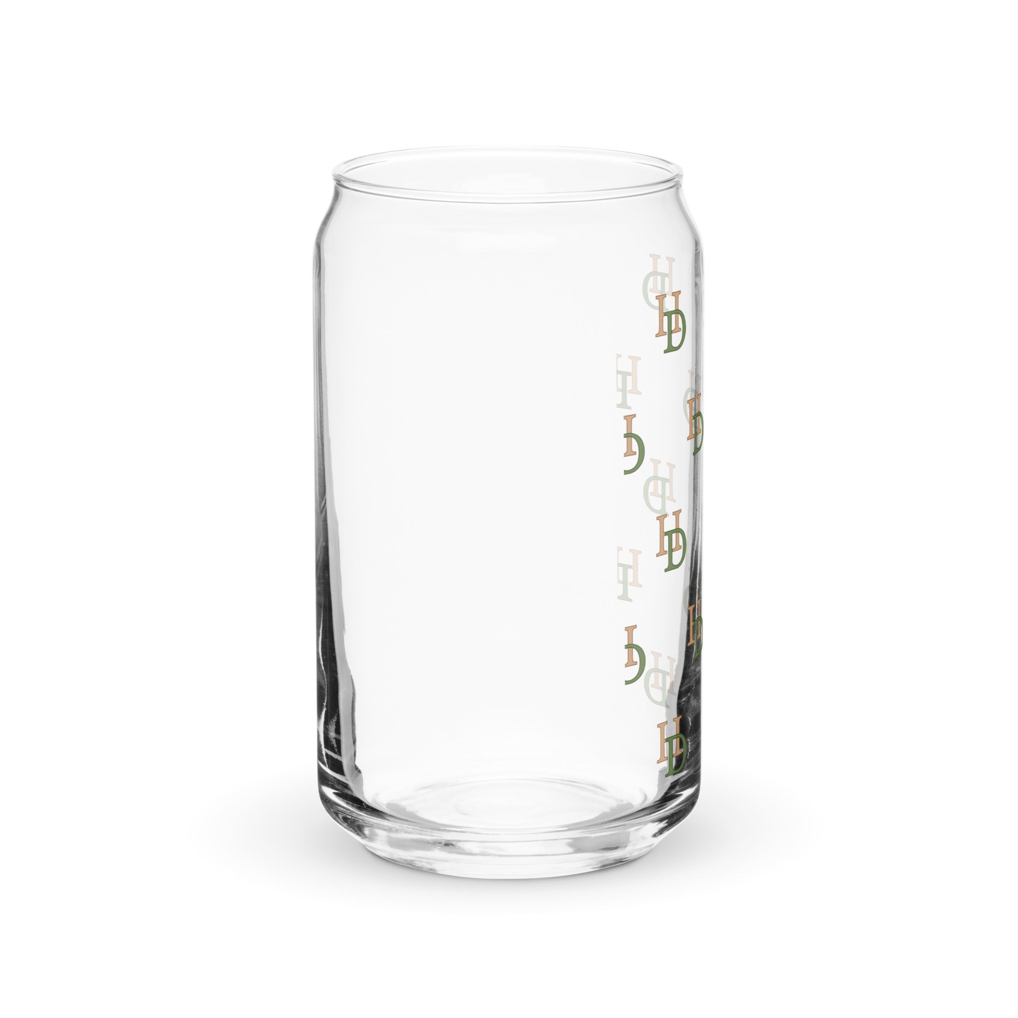 HempDash HempDash “TRANSPARENT” Can-shaped glass detail - premium eco-friendly sustainable drinkware from Texas