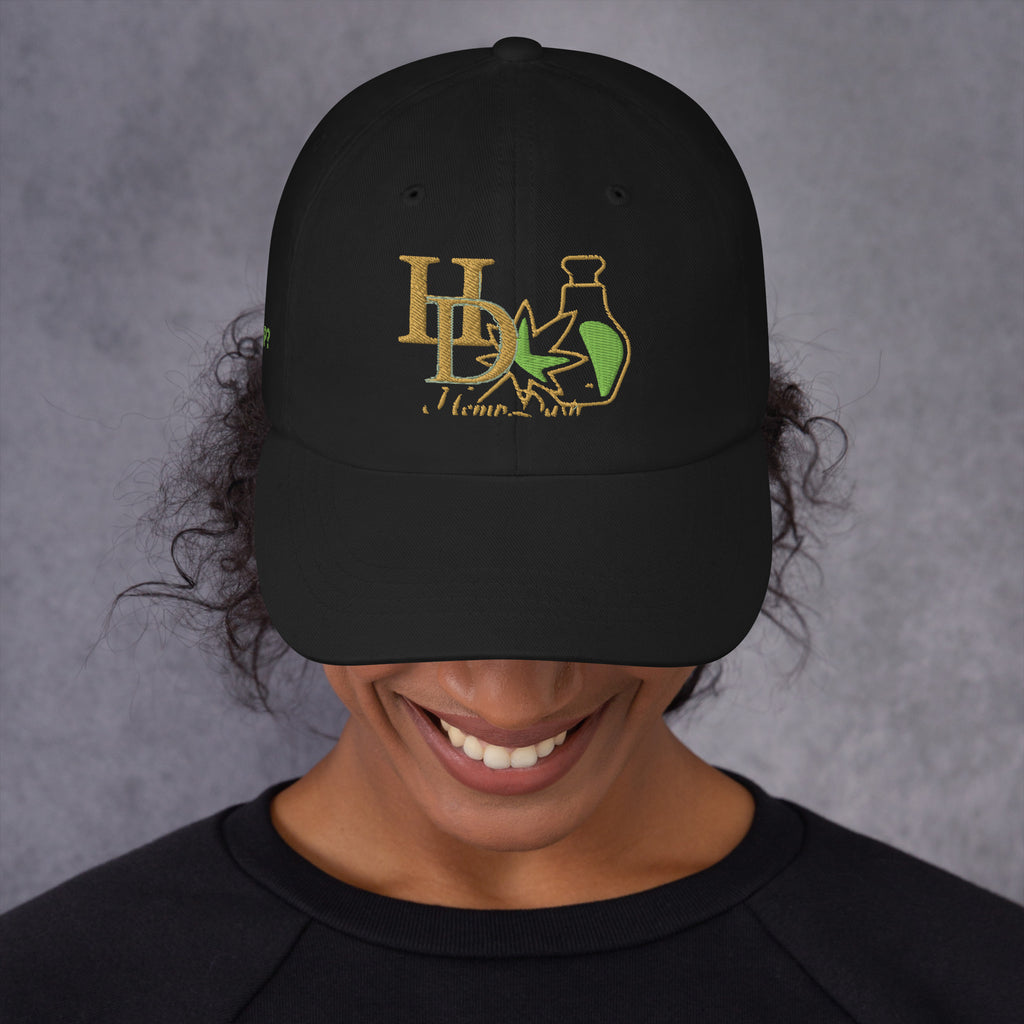 HempDash HempDash “DAILY” Dad hat back view - hemp lifestyle headwear