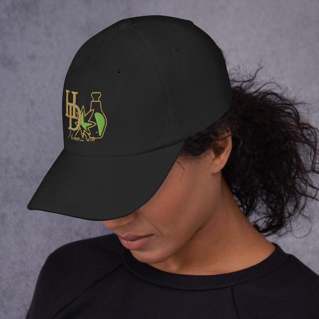 HempDash HempDash “DAILY” Dad hat side view - hemp lifestyle headwear
