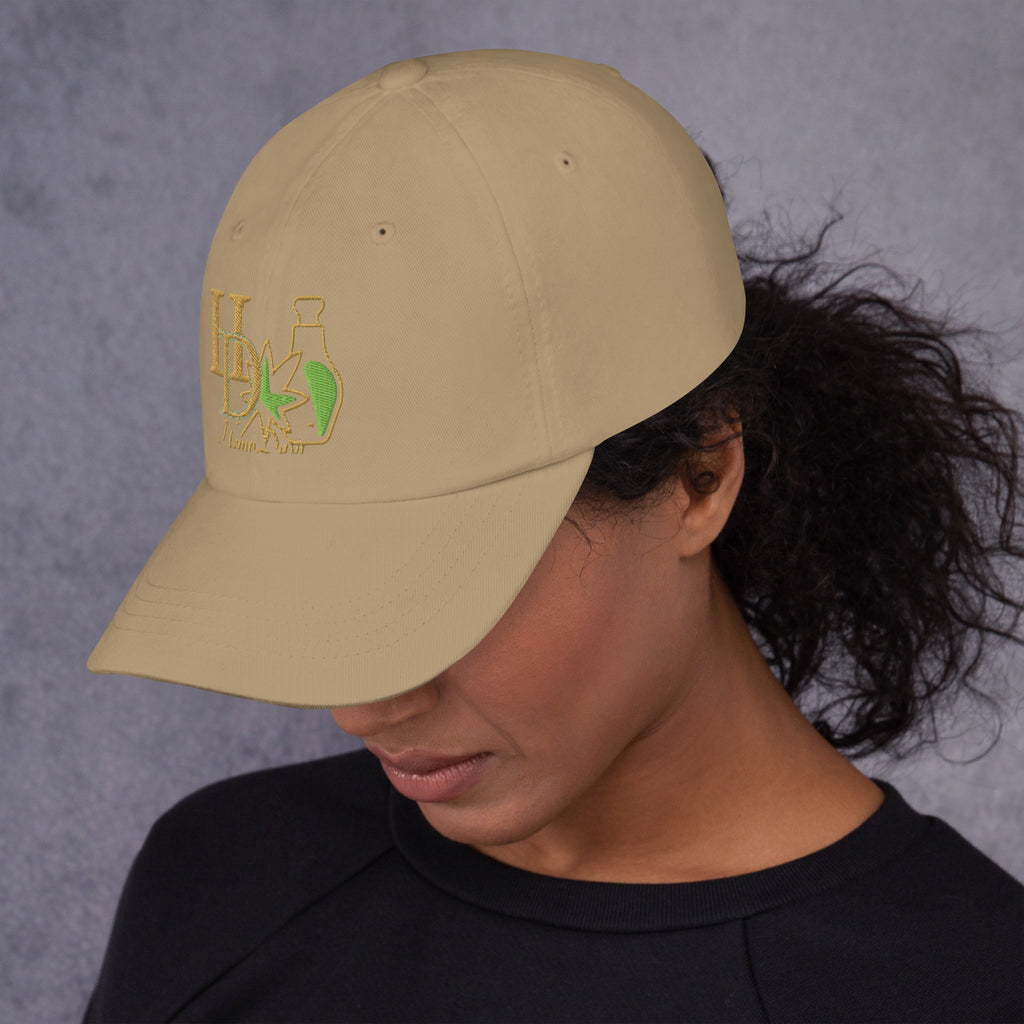 HempDash HempDash “DAILY” Dad hat detail - premium hemp lifestyle headwear from Texas