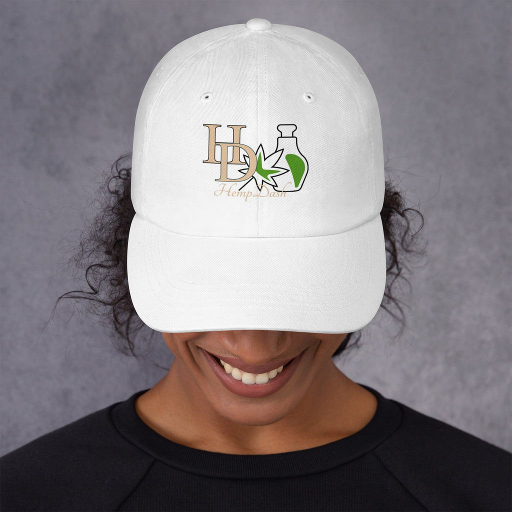 HempDash HempDash “LOGO” Dad Hat - hemp lifestyle headwear with Texas branding and eco-friendly design