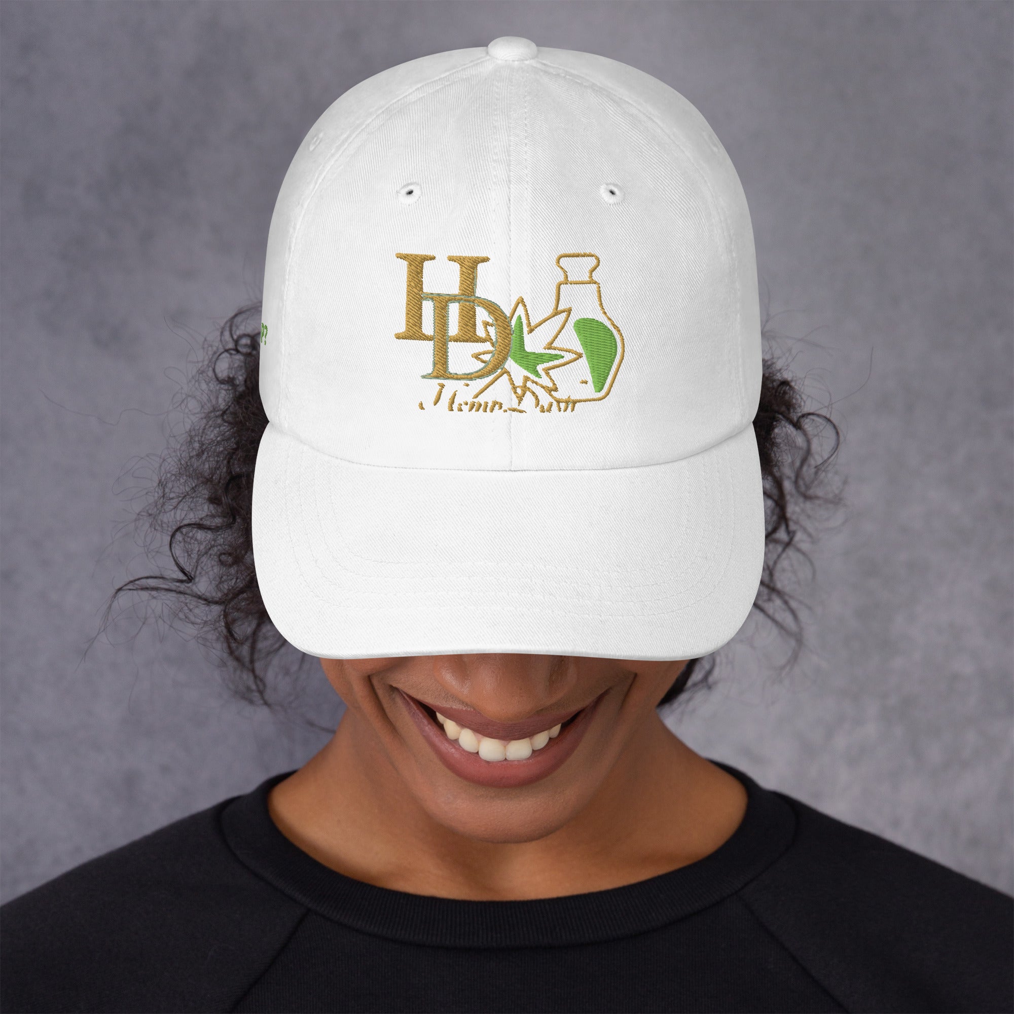 HempDash HempDash “DAILY” Dad hat - hemp lifestyle headwear with Texas branding and eco-friendly design