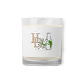 HempDash HempDash Glass jar soy wax candle - eco-friendly sustainable drinkware with Texas branding and eco-friendly design