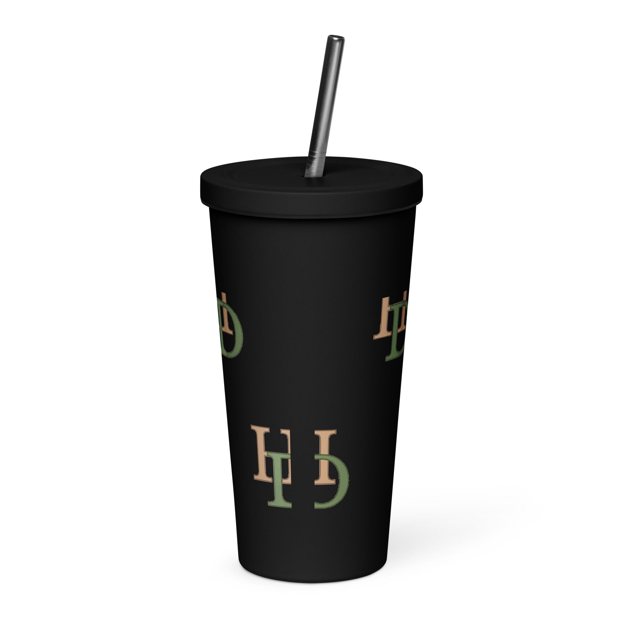HempDash HempDash “LIQUID” Insulated tumbler with a straw - eco-friendly sustainable drinkware with Texas branding and eco-friendly design