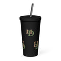 HempDash HempDash “LIQUID” Insulated tumbler with a straw back view - eco-friendly sustainable drinkware
