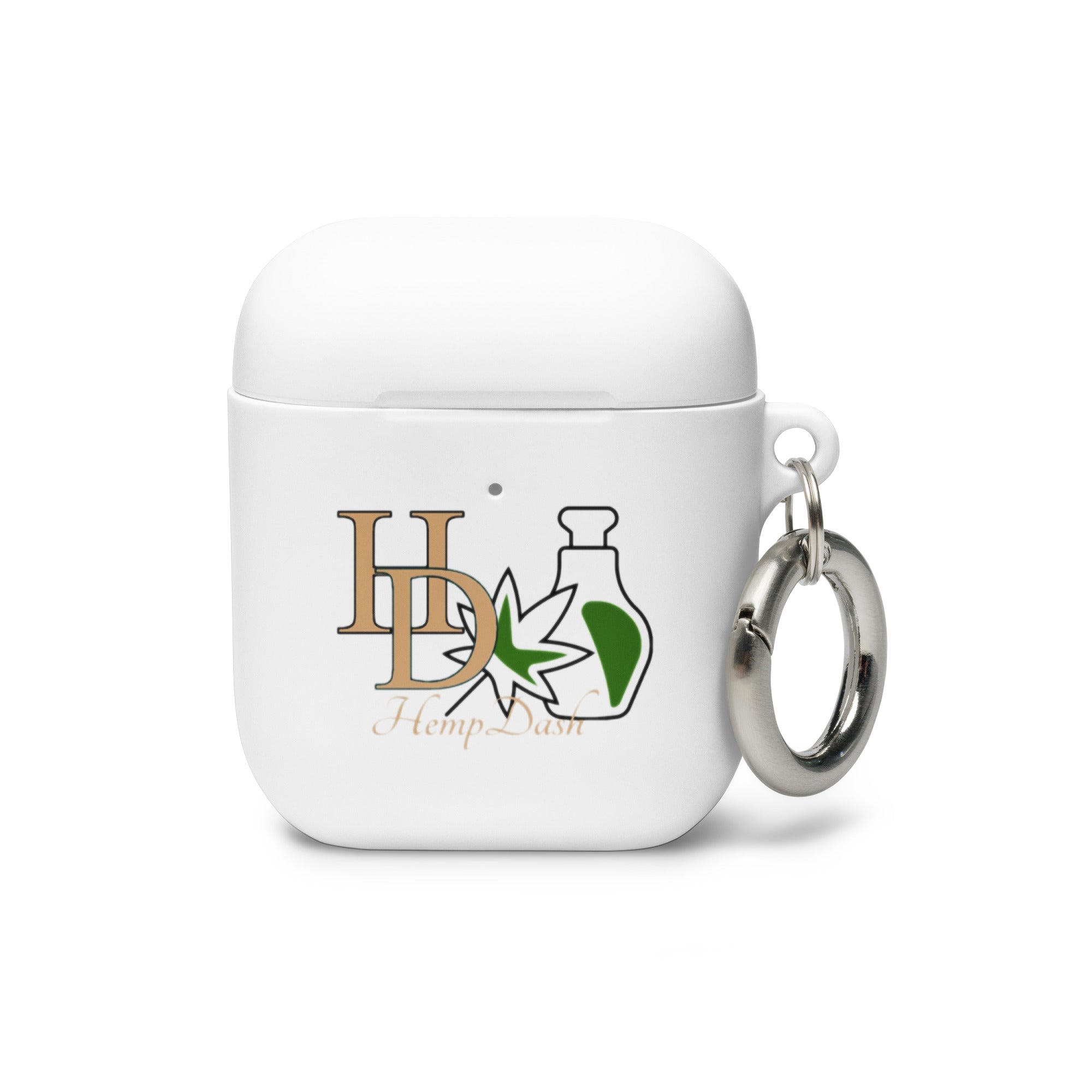 HempDash HempDash Rubber Case for AirPods® - sustainable hemp accessories with Texas branding and eco-friendly design
