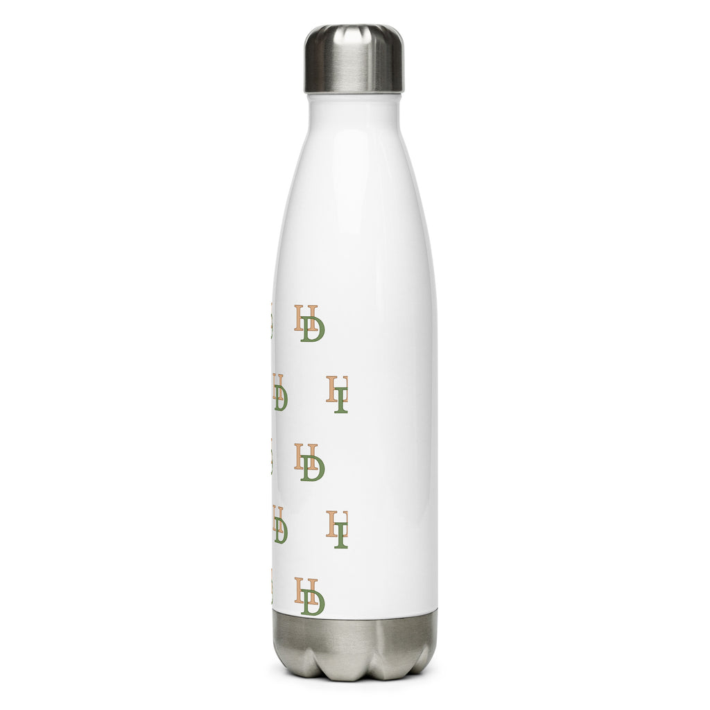 HempDash HempDash “ON THE GO” Stainless steel water bottle side view - eco-friendly sustainable drinkware