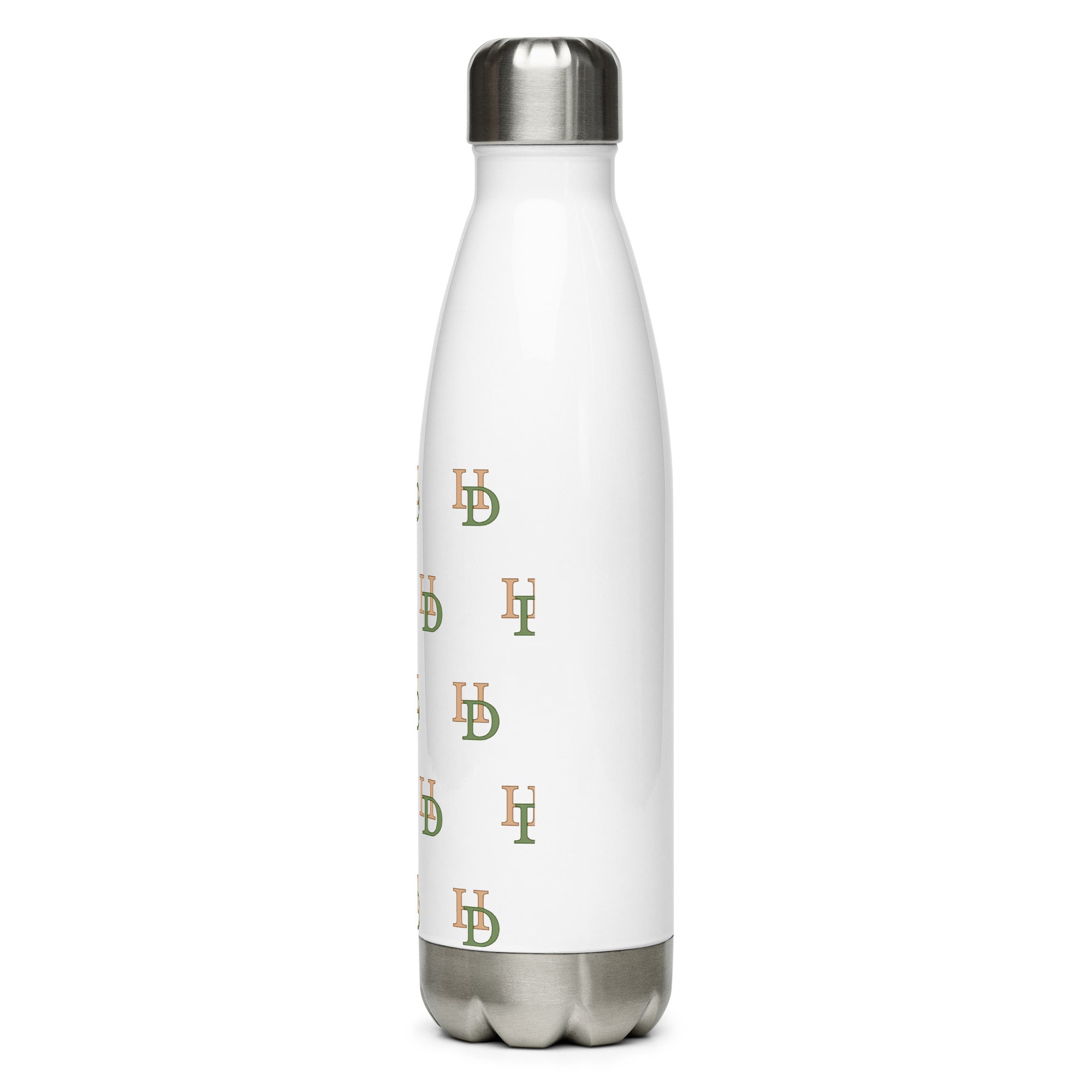 HempDash HempDash “ON THE GO” Stainless steel water bottle side view - eco-friendly sustainable drinkware