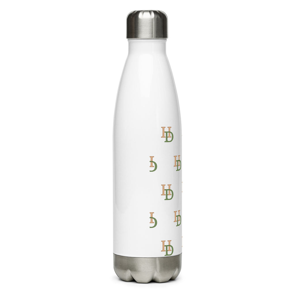 HempDash HempDash “ON THE GO” Stainless steel water bottle back view - eco-friendly sustainable drinkware