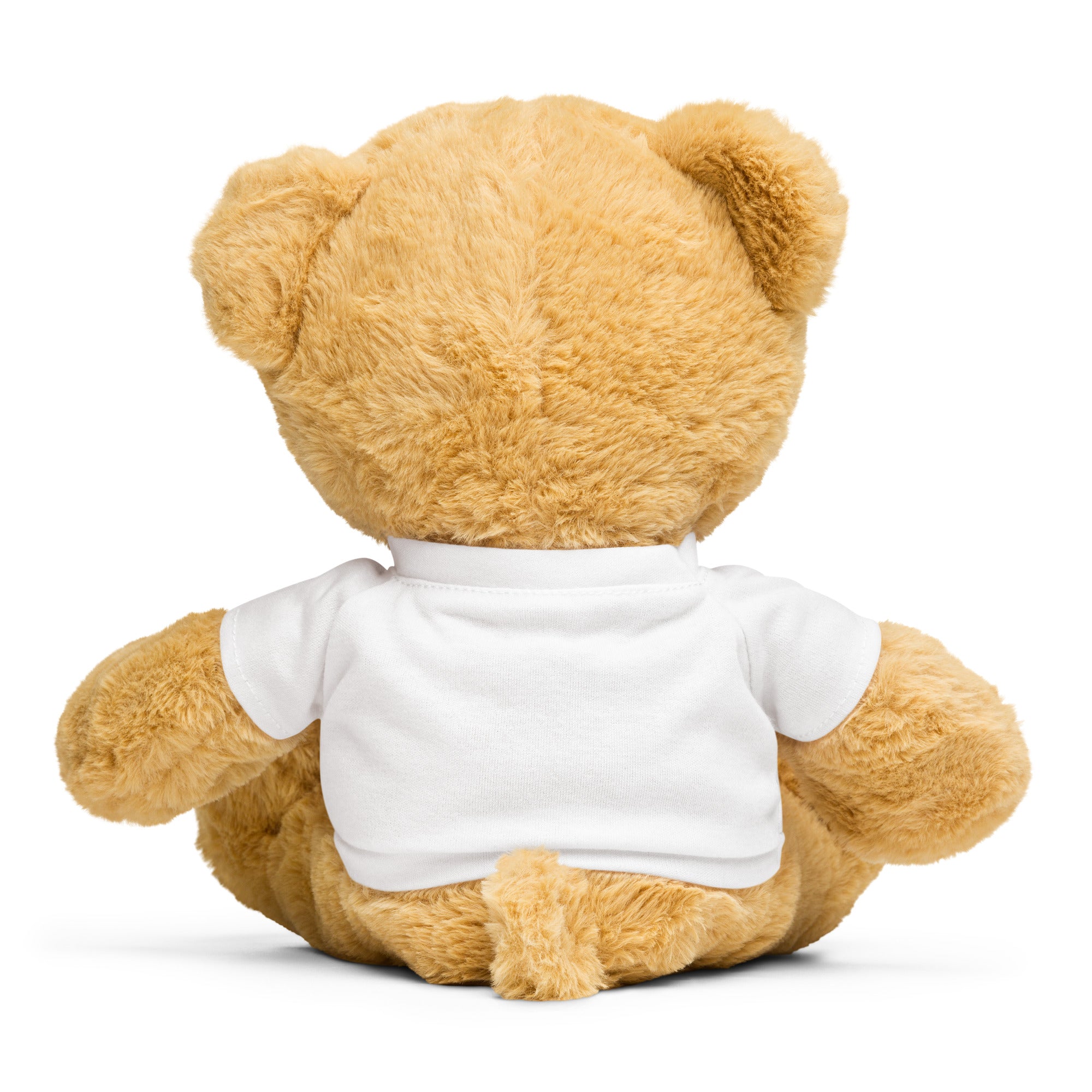 HempDash Hempdash Teddy bear with Logo t-shirt back view - hemp wellness apparel