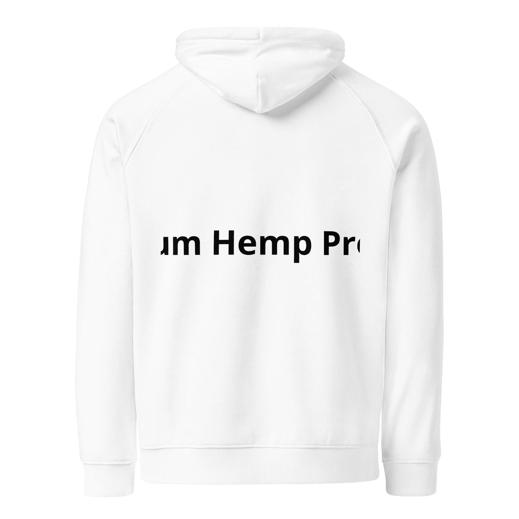 HempDash HempDash Eco Raglan Hoodie detail - premium hemp wellness apparel from Texas