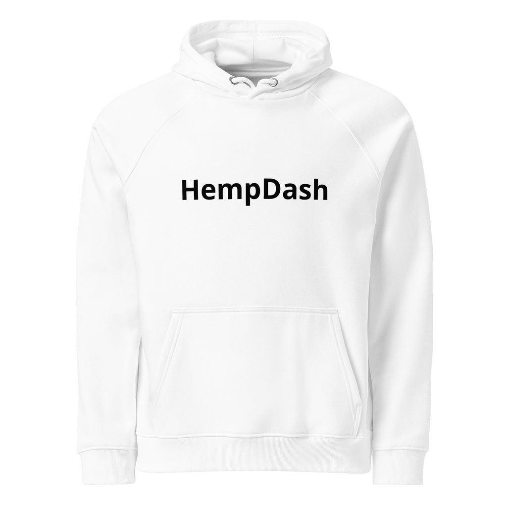 HempDash HempDash Eco Raglan Hoodie - hemp wellness apparel with Texas branding and eco-friendly design
