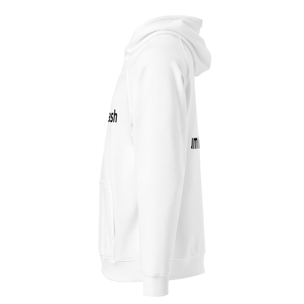 HempDash HempDash Eco Raglan Hoodie back view - hemp wellness apparel