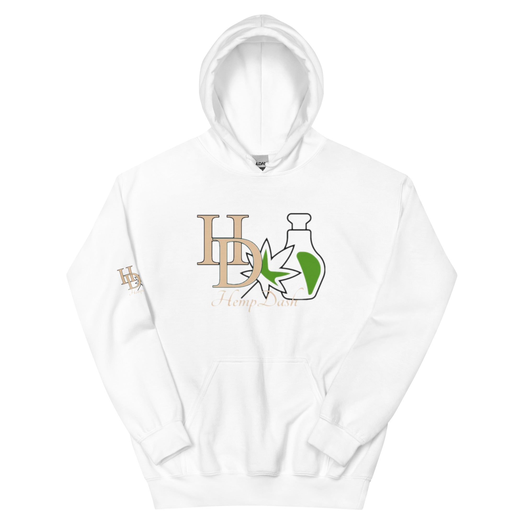 HempDash Unisex Hoodie - hemp wellness apparel with Texas branding and eco-friendly design