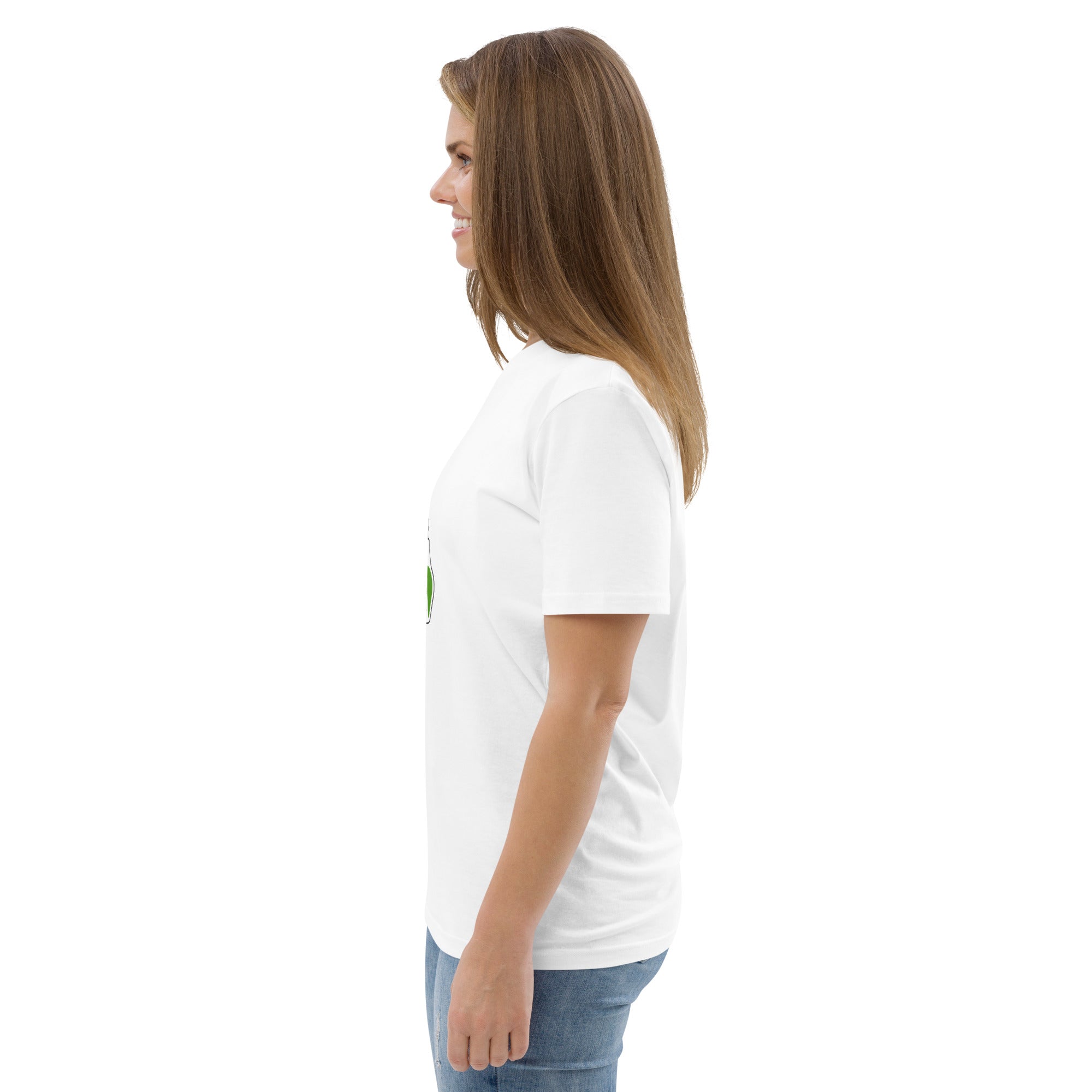 HempDash HempDash Unisex organic cotton t-shirt detail - premium hemp wellness apparel from Texas