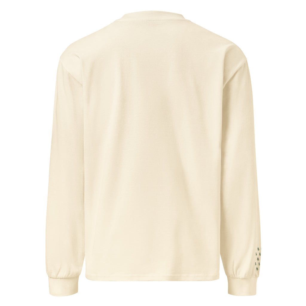 HempDash Hempdash “ WARM UP”  heavyweight long sleeve shirt detail - premium hemp wellness apparel from Texas
